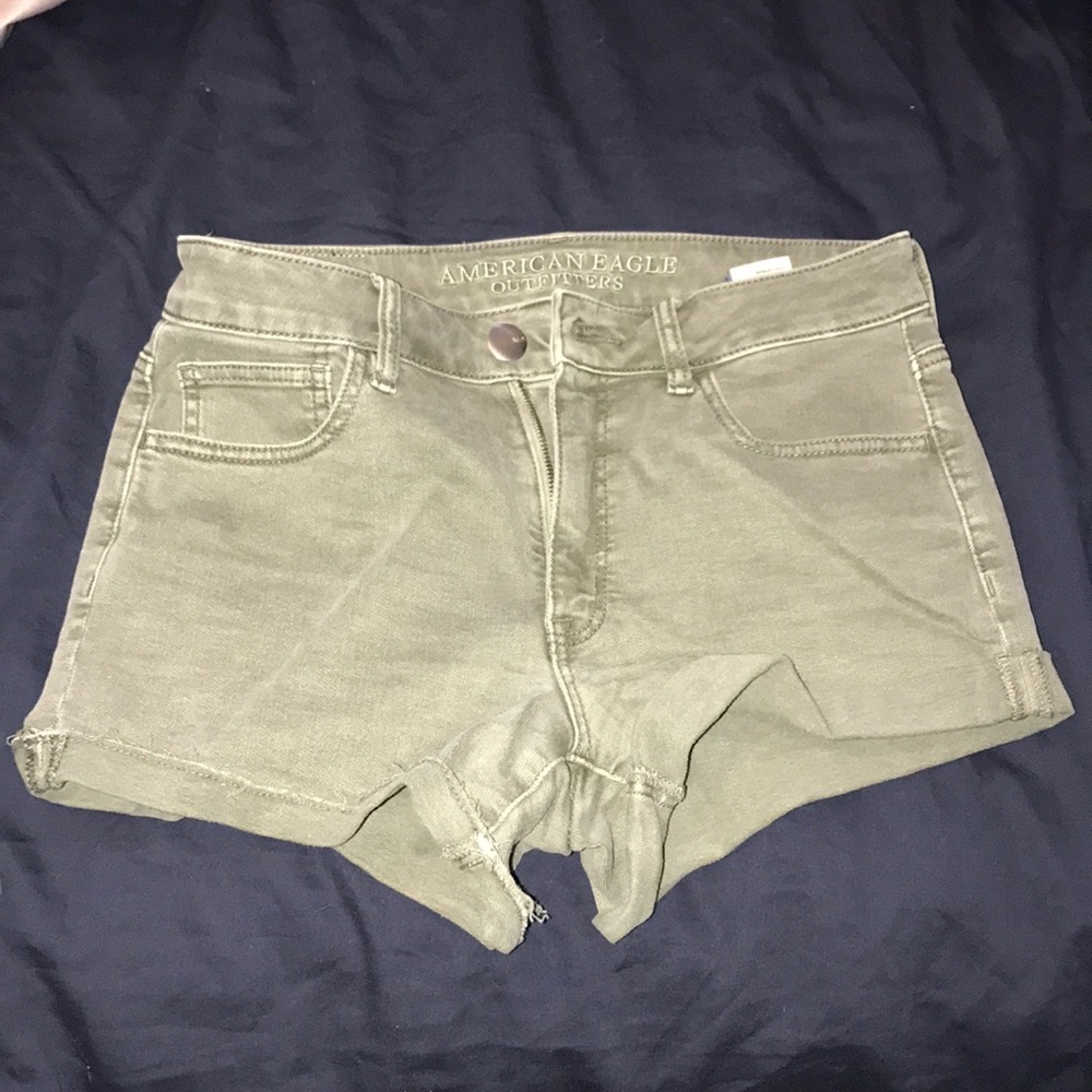 green shorts from a&e